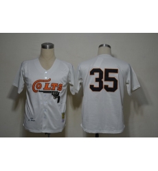 MLB Jerseys Houston Colts 35# Joe Morgan Cream M&N