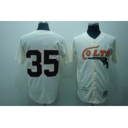mlb colts #35 m&n cream