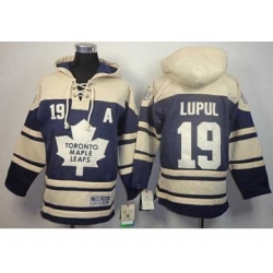 youth nhl jerseys toronto maple leafs #19 lupul blue-cream[pullover hooded sweatshirt][patch A]