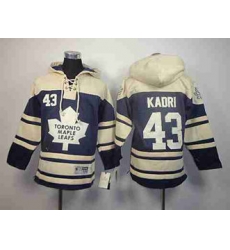 youth nhl jerseys toronto maple leafs #43 kadri blue-cream[pullover hooded sweatshirt]