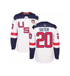 Youth Adidas Team USA #20 Ryan Suter Authentic White Home 2016 World Cup Ice Hockey Jersey Youth Adidas Team USA #20 Ryan Suter Authentic White Home 2016 World Cup Ice Hockey Jersey