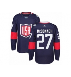Youth Adidas Team USA #27 Ryan McDonagh Authentic Navy Blue Away 2016 World Cup Ice Hockey Jersey Youth Adidas Team USA #27 Ryan McDonagh Authentic Navy Blue Away 2016 World Cup Ice Hockey Jersey