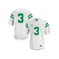 Addidas Mens Norte Dame Fighting Irish #3 Under The Lights College Football Jersey - White