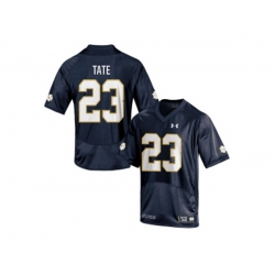 Under Armour Mens Notre Dame Fighting Irish Golden Tate #23 College Football Jersey - Navy Blue