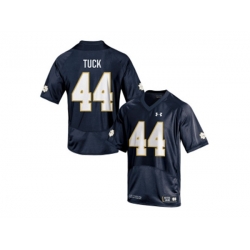 Under Armour Mens Notre Dame Fighting Irish Justin Tuck #44 College Football Jersey - Navy Blue